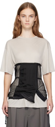 OUR LEGACY Black Object Corset Top