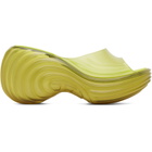 Diesel Yellow Melissa Edition Platform Mule Heeled Sandals