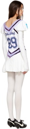 Mimi Wade White Petra Minidress