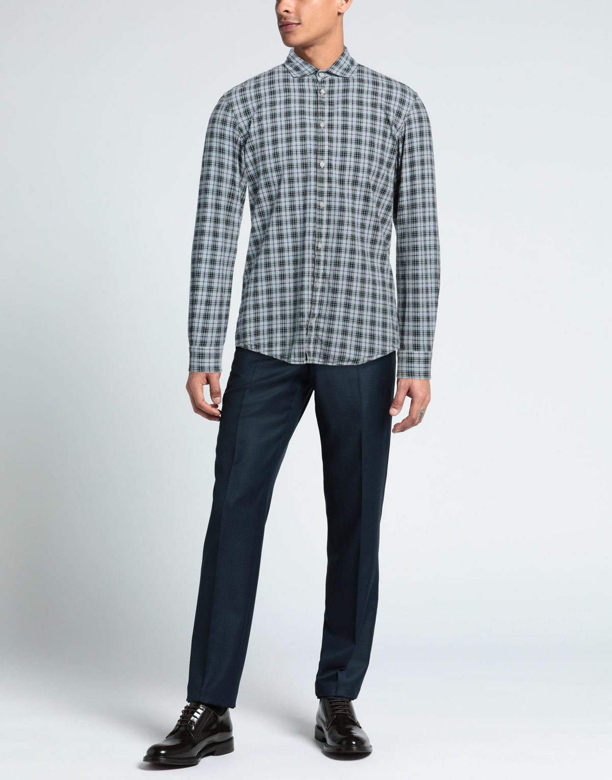Massimo Alba Mens Shirt Light in Blue