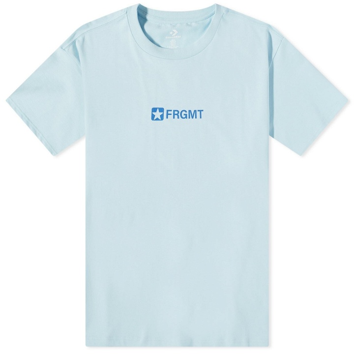 Photo: Converse x Fragment T-Shirt in Corydalis Blue