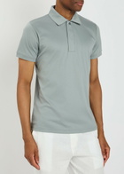 Raith Santi Mercerized Cotton Polo Shirt Light Blue