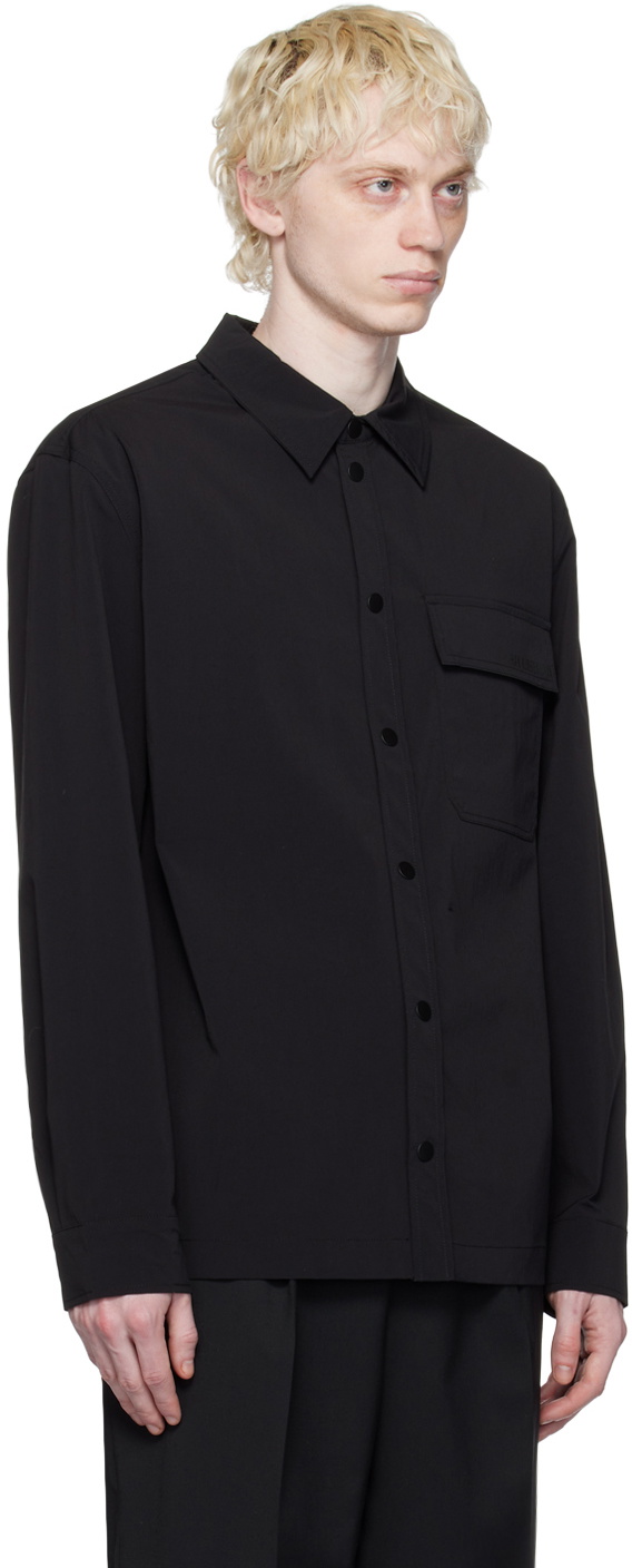 Han Kjobenhavn Black Bonded Shirt Han Kjobenhavn