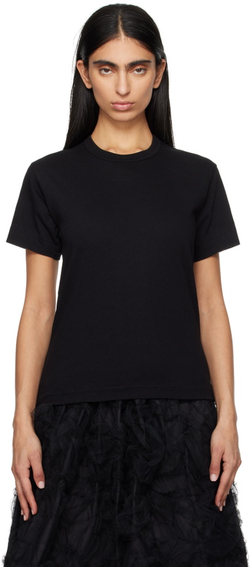 Photo: COMME des GARÇONS PLAY Black 'Heart On Back' T-shirt