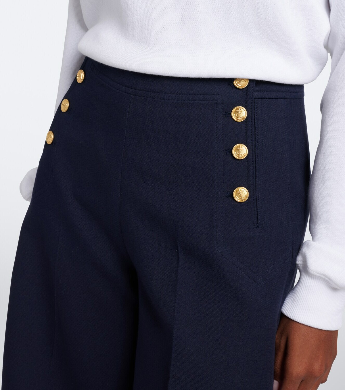 Polo Ralph Lauren Cotton and wool Bermuda shorts