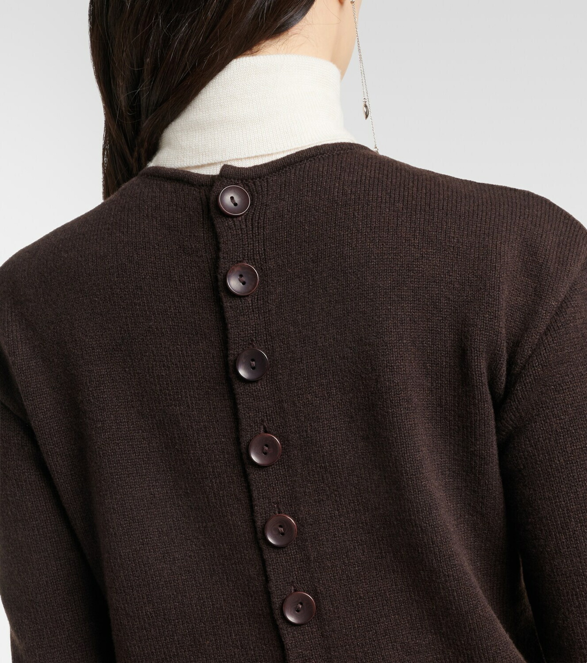 Lemaire Reversible wool and cashmere cardigan