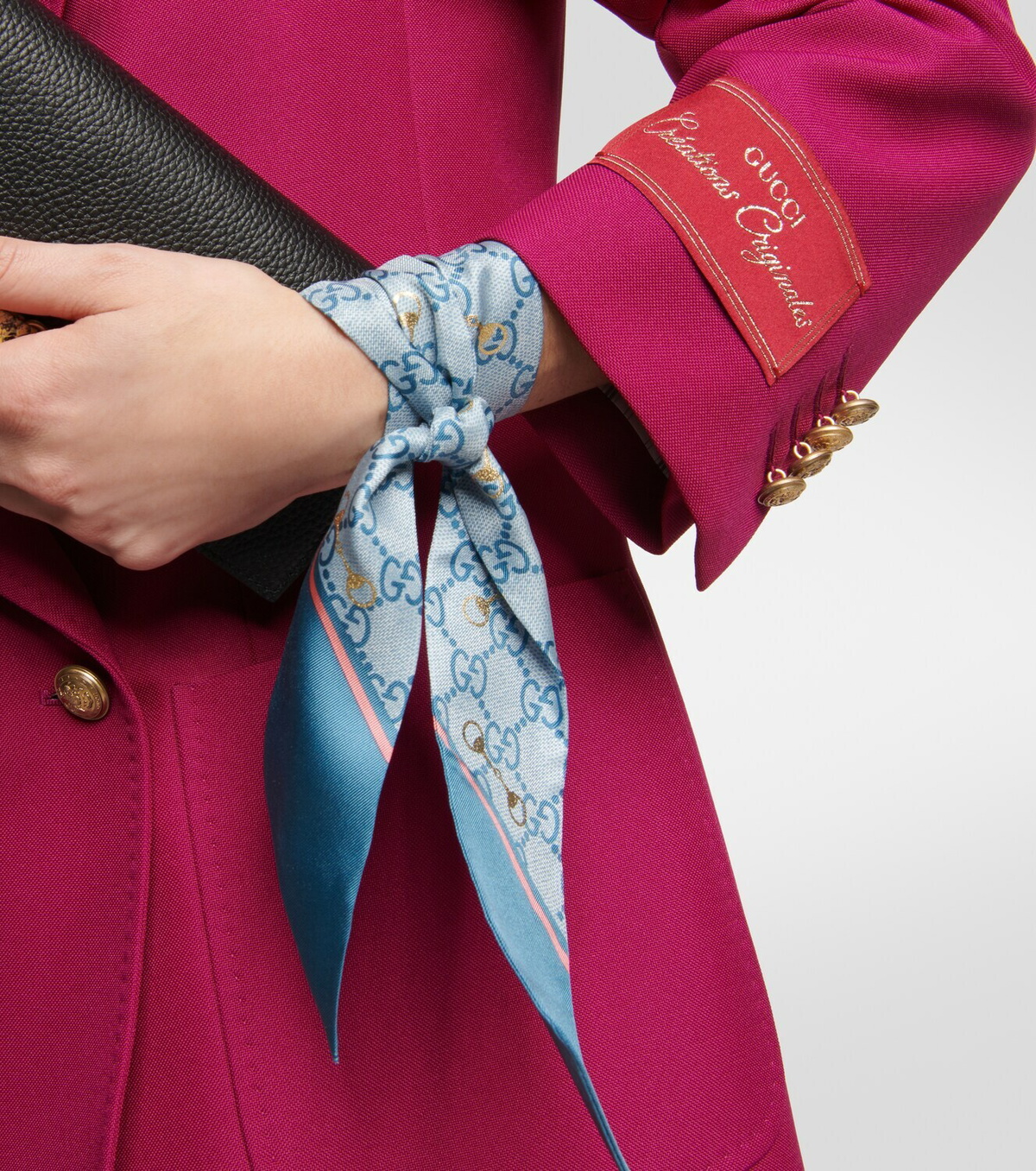 Gucci GG jacquard silk scarf Gucci