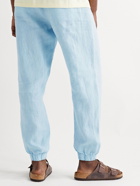 Onia - Elijah Slim-Fit Linen Trousers - Blue