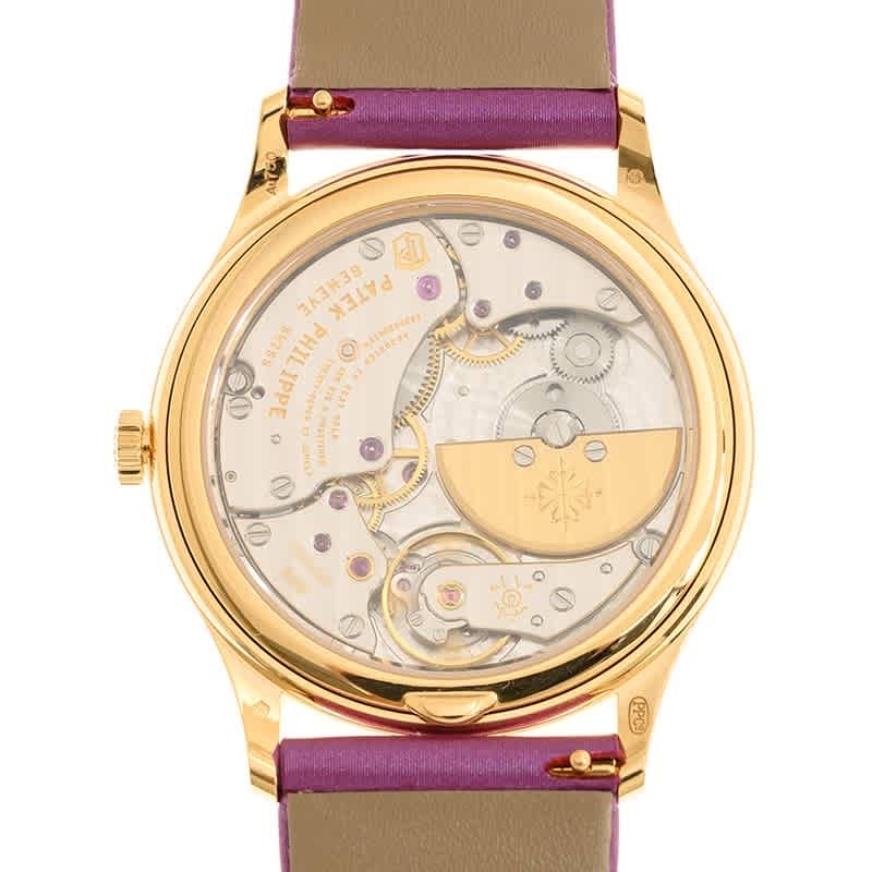 Patek Philippe Calatrava Automatic Diamond Purple Dial Ladies Watch 4997-200R-001