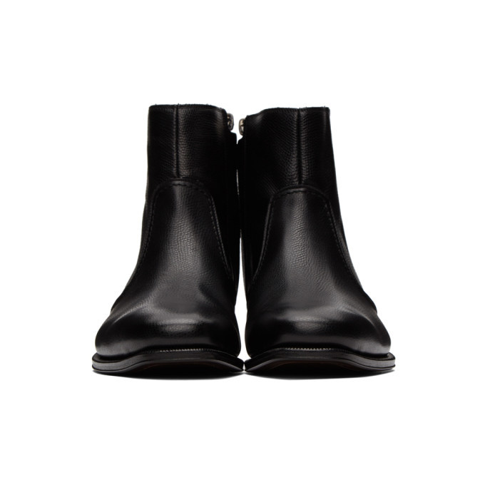 Salvatore Ferragamo Black Spider Chelsea Boots Salvatore  display picture 3