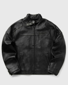 Avirex BLACK MOTO JACKET Black Mens Bomber Jacket