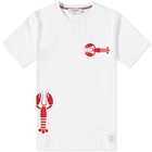 Thom Browne Men's Lobster Print T-Shirt in White