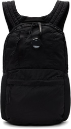 C.P. Company Black Nylon B Backpack