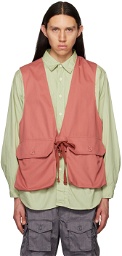 Engineered Garments Pink Bellows Pockets Vest