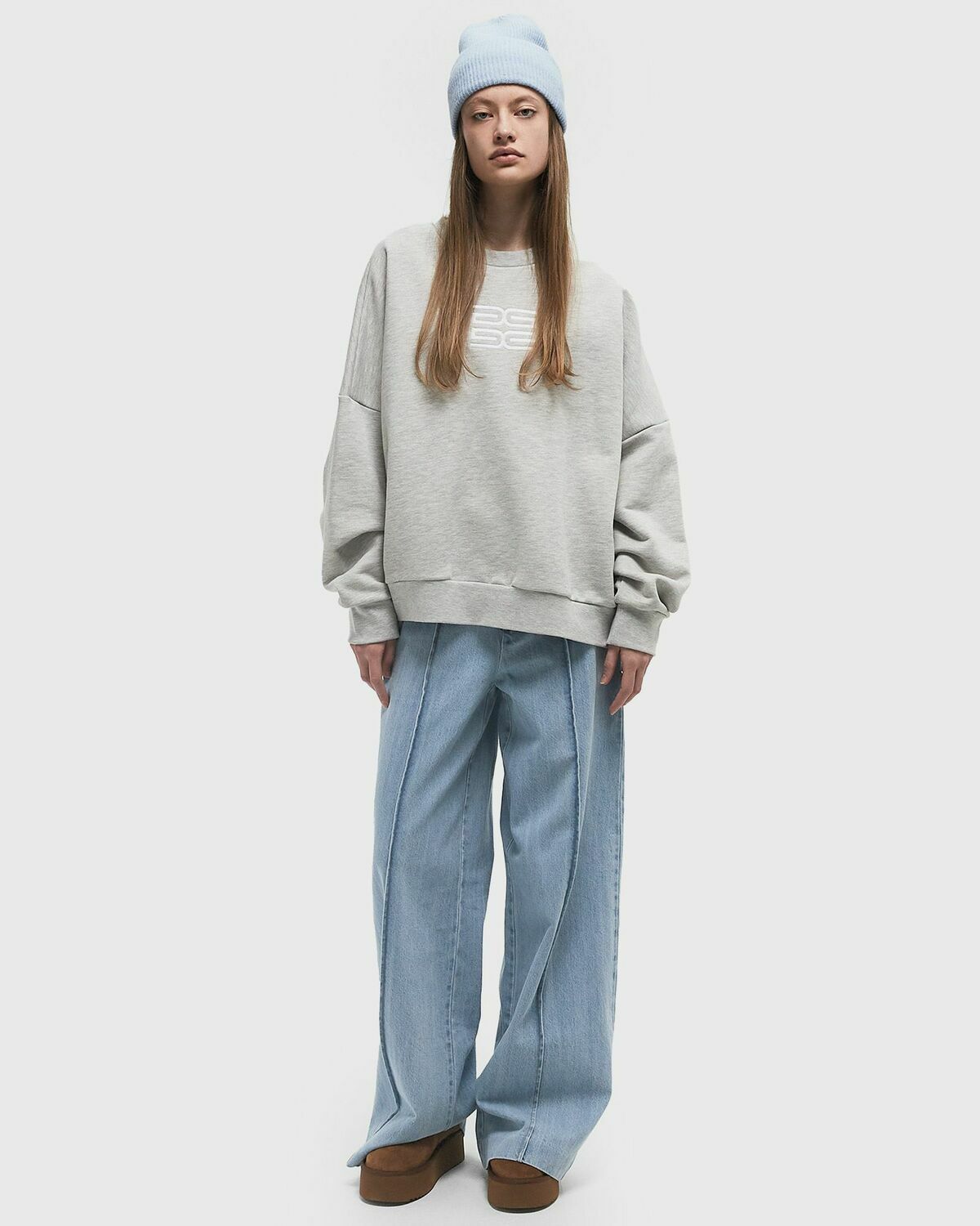 Gestuz LULLAGZ OZ SWEATSHIRT Grey Women