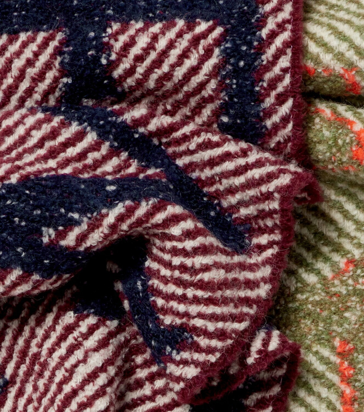 Loewe Logo reversible alpaca and wool-blend scarf
