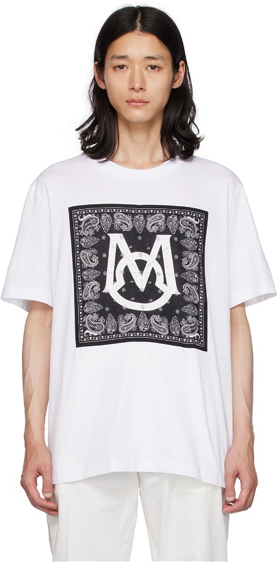Photo: Moncler White Appliqué T-Shirt