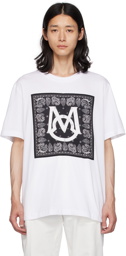 Moncler White Appliqué T-Shirt