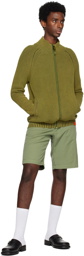 ASPESI Green Turtleneck Sweater