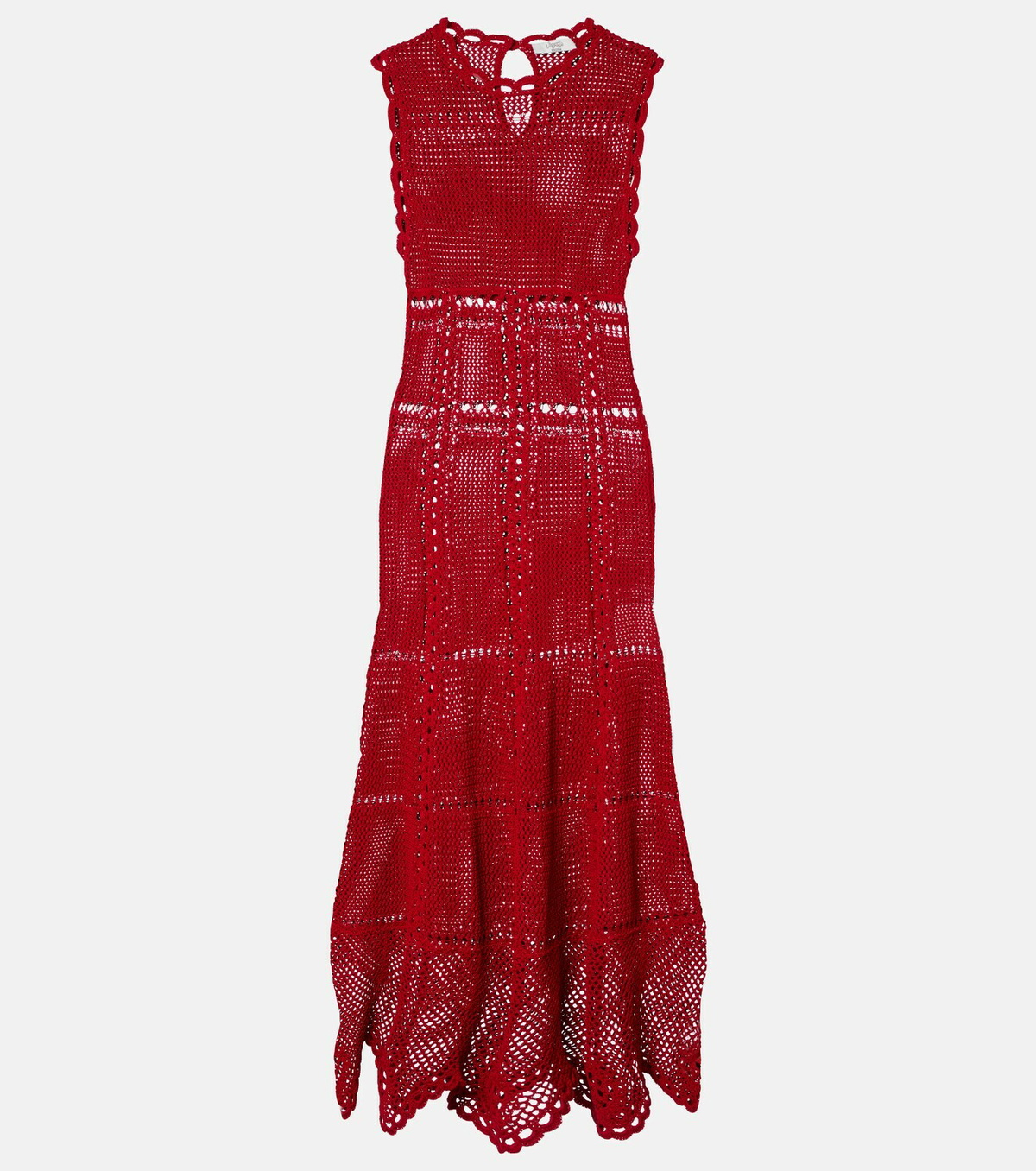 Erdem Cotton crochet minidress