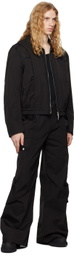 CMMAWEAR Black Gill Work Jacket