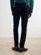 TOM FORD - Slim-Fit Cotton-Blend Corduroy Trousers - Blue
