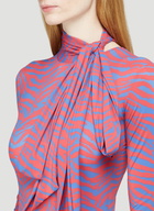 MM6 Maison Margiela Zebra-Print Bodysuit