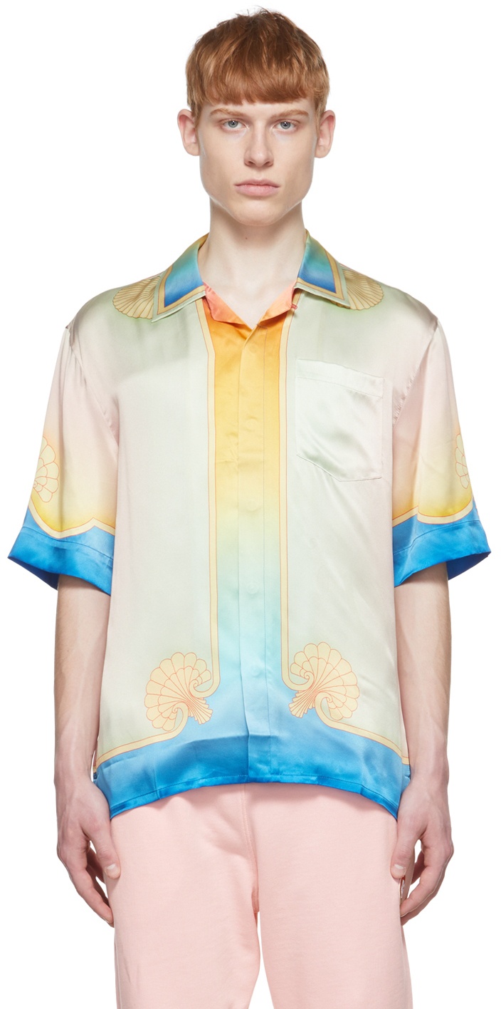 Casablanca Multicolor Silk Nouveaux Shirt Casablanca