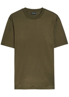 Emporio Armani Logo Jersey T-shirt Dark Green
