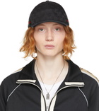 Gucci Black Canvas Original GG Baseball Cap
