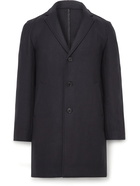 Club Monaco - City Wool-Blend Twill Coat - Blue