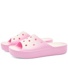 Crocs Classic Platform Slide in Flamingo