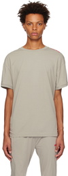 Hugo Taupe Printed T-Shirt