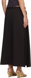 Paloma Wool Brown Blont Midi Skirt