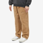 Butter Goods Men's Washed Canvas Double Knee Pant in Brown