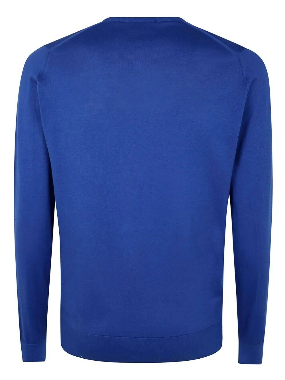 John Smedley Hatfield Long Sleeves Crewneck Pullover in Blue
