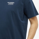 Pas Normal Studios Men's Off-Race PNS T-Shirt in Navy