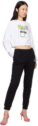 Moschino White Puzzle Bobble Sweatshirt
