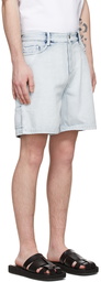 Solid Homme Blue Denim Shorts