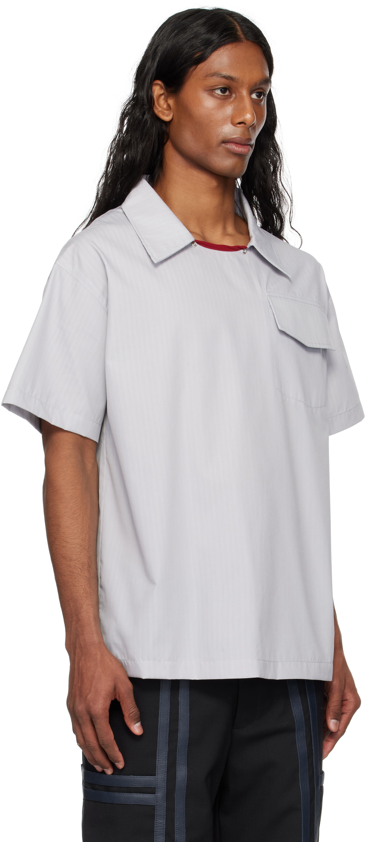 Stanley Raffington Gray Pull-Over Shirt