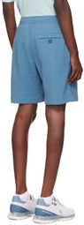 Givenchy Blue Floral Logo Shorts