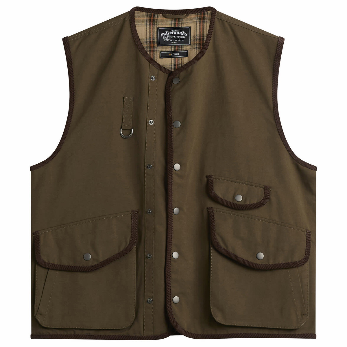 FrizmWORKS Men's Heritage Hunting Vest in Olive