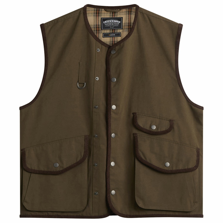 Photo: FrizmWORKS Men's Heritage Hunting Vest in Olive
