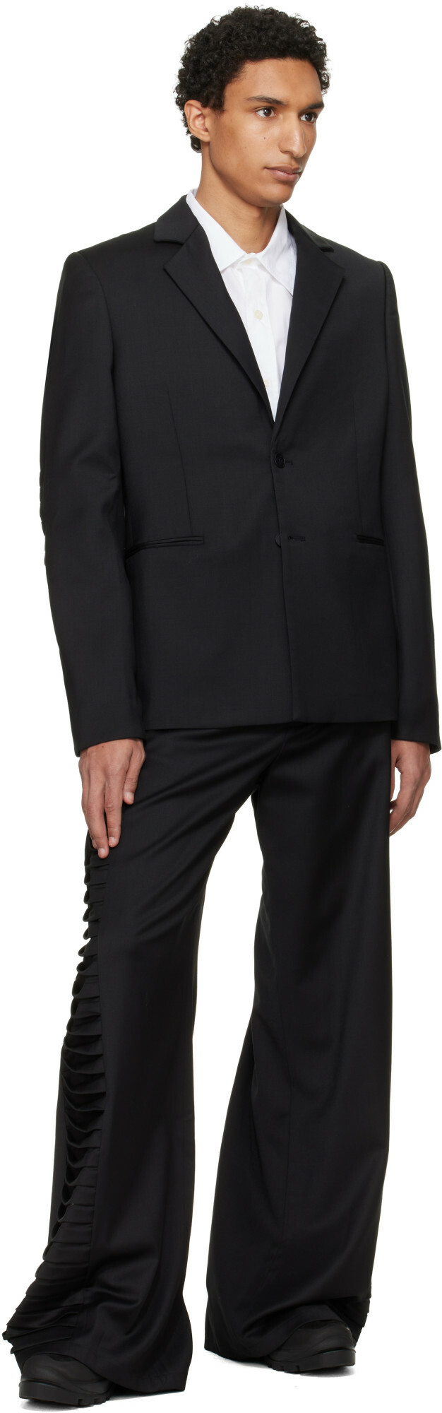 HELIOT EMIL Black Vibraxis Blazer