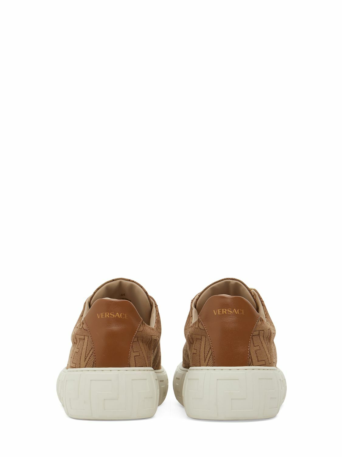 Versace Gray Fabric Athletic Sneakers main image 0