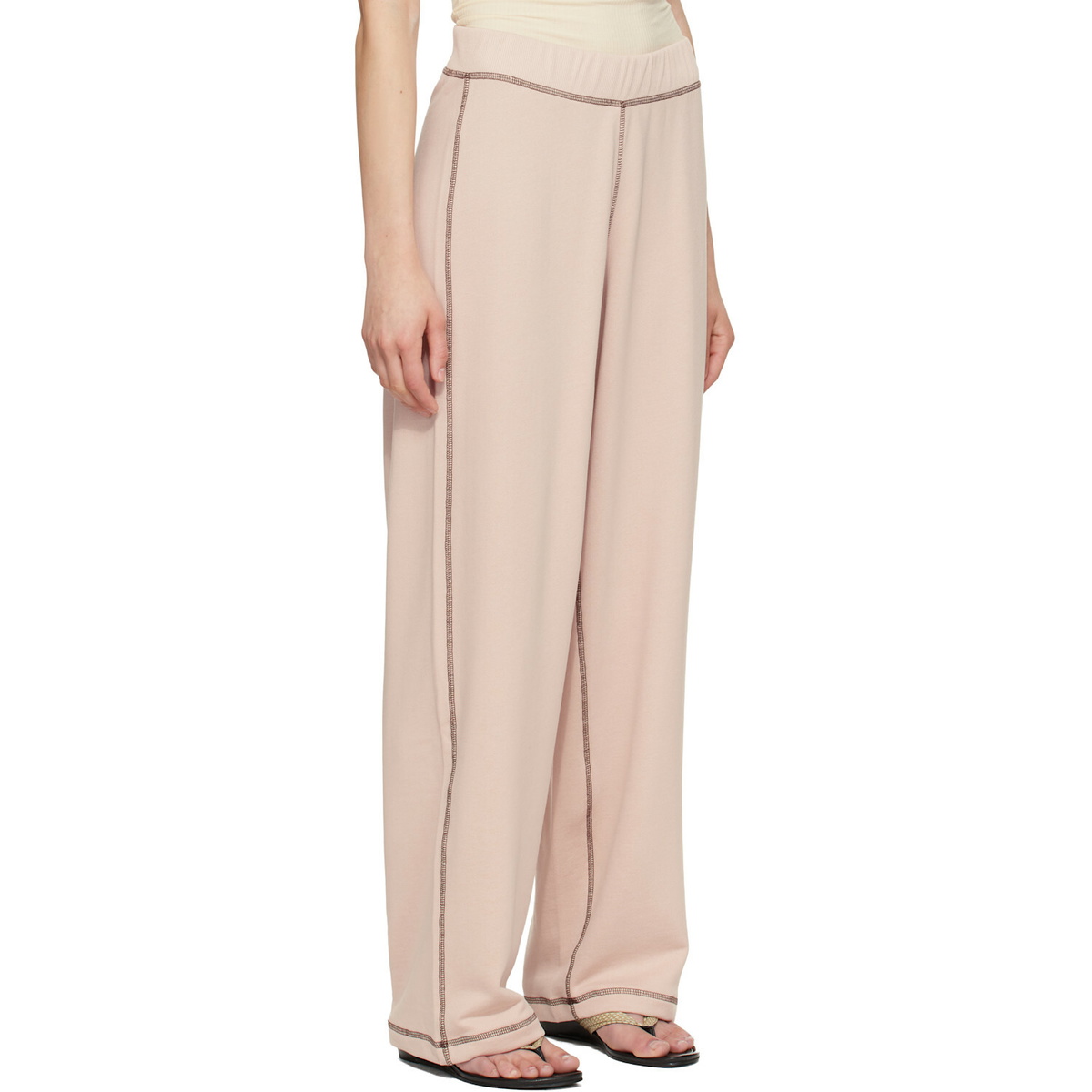 Baserange Pink Fold Sweatpants