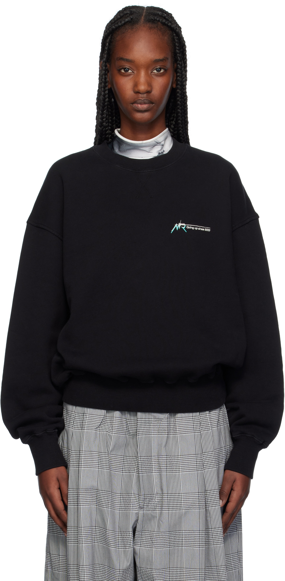 Meryll Rogge Black Oversized Sweatshirt