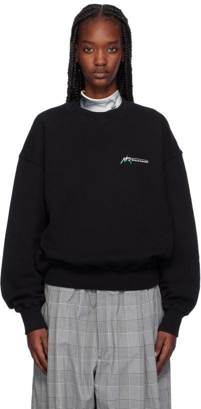 Photo: Meryll Rogge Black Oversized Sweatshirt
