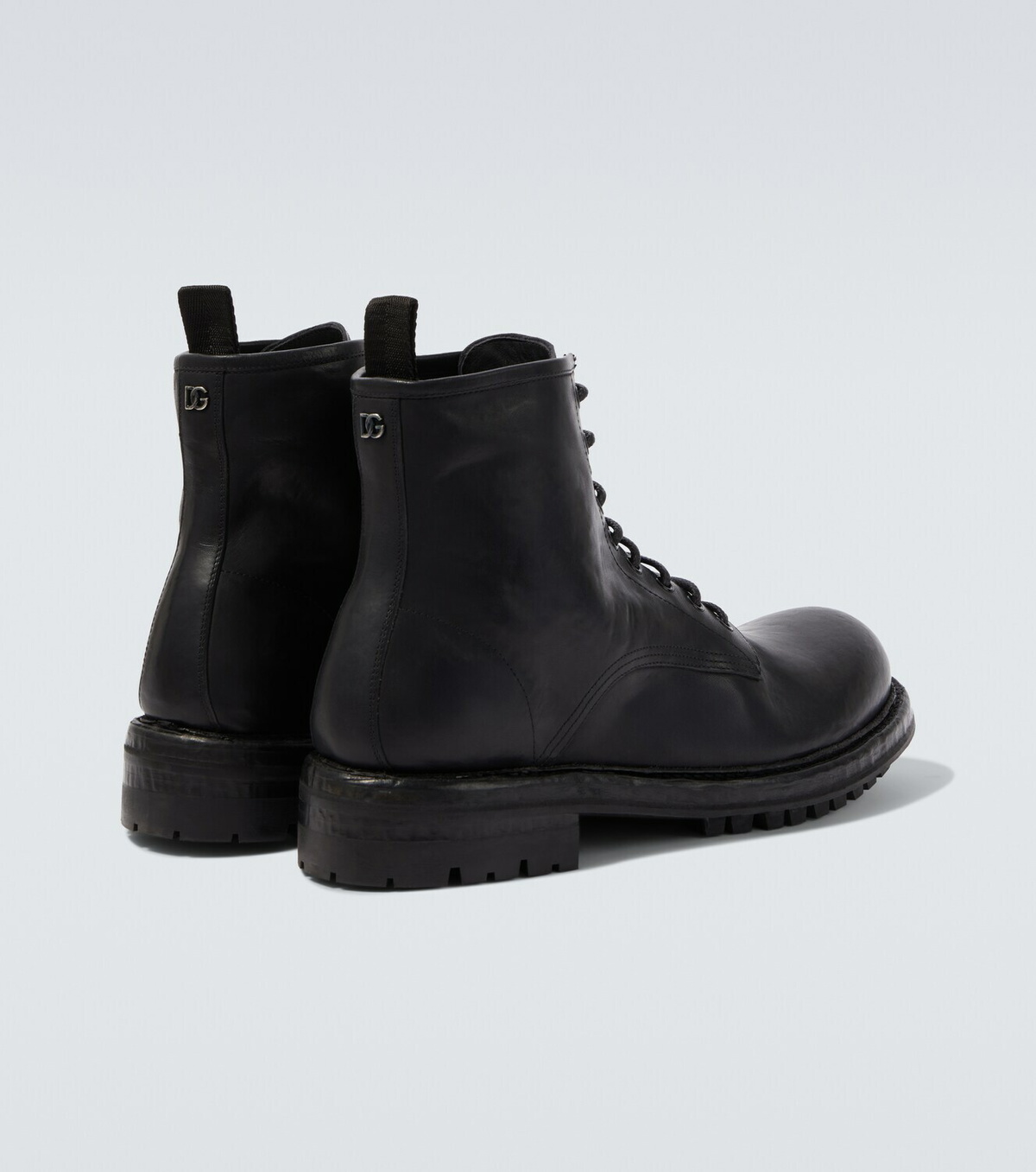 Dolce&Gabbana Leather lace-up boots