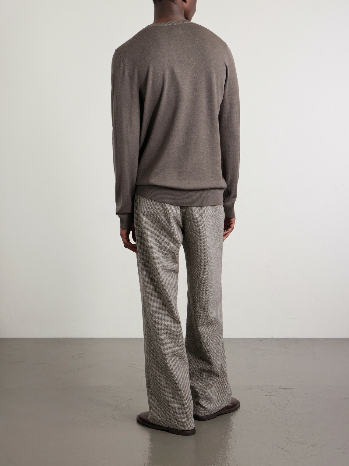 De Bonne Facture - Saxophonist Wool Sweater - Brown